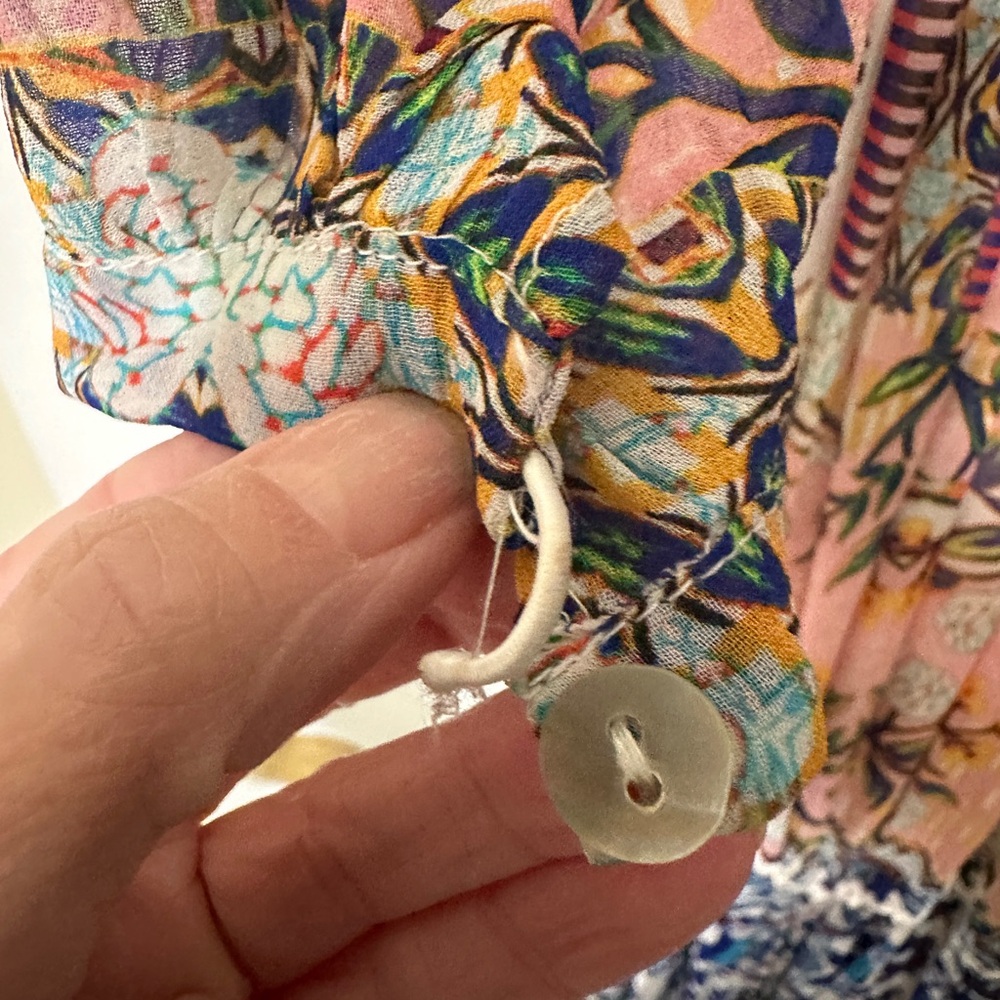 Anthropologie - ANASTASIA Colorful Boho MAXI DRESS - Size XS - Picture 16 of 16